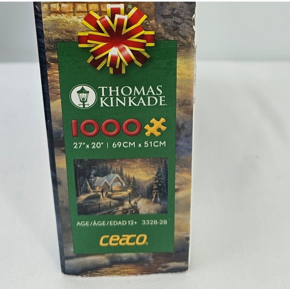 Thomas Kinkade Country Christmas Homecoming 1000-Piece Jigsaw Puzzle - Picture 8 of 8